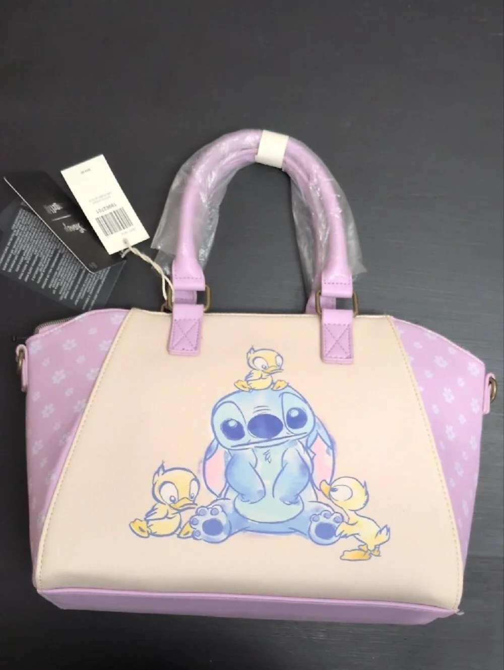 NWT Stitch And Duckling Loungefly Bag w Crossbody Strap